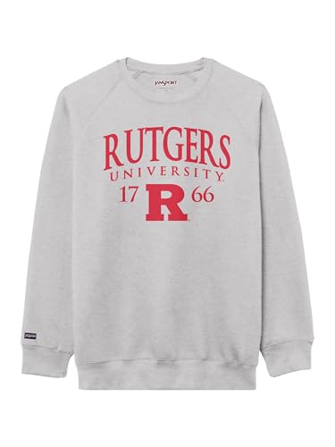 JanSport NCAA Officially Licensed Rival Crew Sweatshirt, Long Sleeve Graphic Pullover for Men & Women, Cotton-Polyester Blend Featuring Collegiate Design & Easy-On Style for Game Days, or Travel