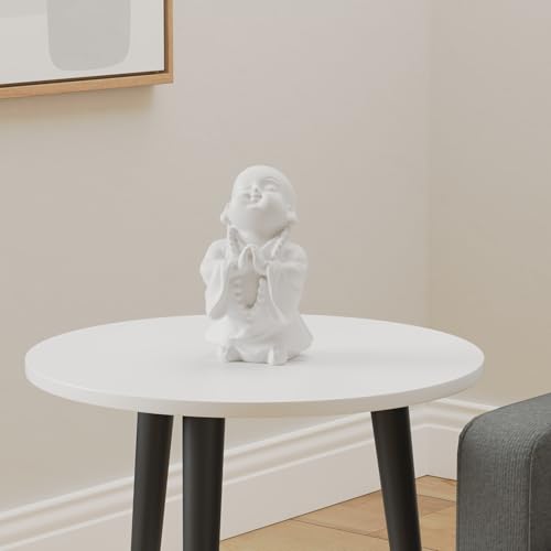 Estatua Buda Fish de Arenisca Minimalista 9 pulg miniatura 2