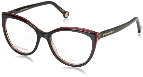 Carolina Herrera Unisex Vista Glasses Her 0207 3h2 53/17/145 Women's Sunglasses, 3H2/17 Black Pink, 53, 3h2/17 Black Pink, 53