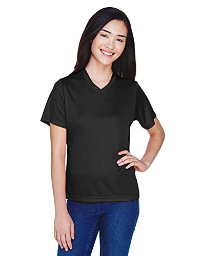 Team 365 Ladies' Zone Performance T-Shirt L BLACK