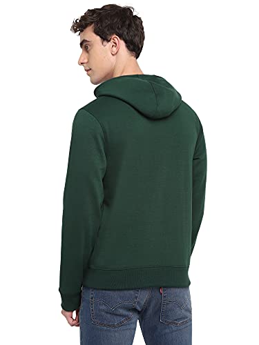 Image of Deniklo Mens Polyester Hooded Neck Sweatshirt