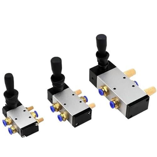Válvula neumática manual 4H210-08 para controlar cilindros de aire con racor de 6mm 2