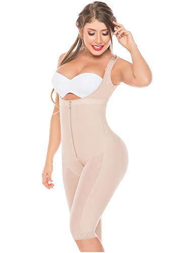 Salome 0518 Fajas Colombianas Post Surgery Compression Garments Beige L