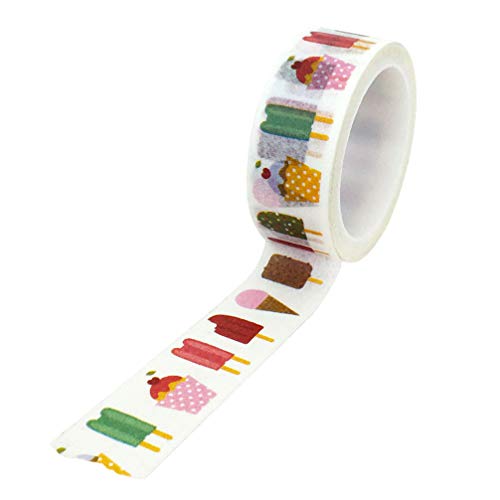 Ciieeo 6 Rolos Fita Adesiva Decorativa De Papel Fitas De Scrapbooking Fita Washi Larga Fita Adesiva