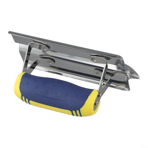 Herramienta manual de hormigón de acero inoxidable con diseño ergonómico para reducir la fatiga (b)
