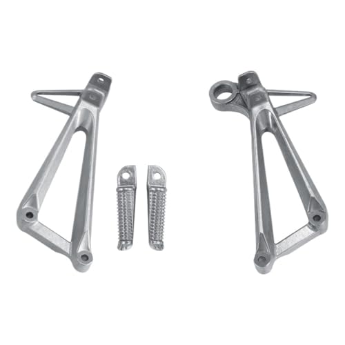 Repose-pieds arrière moto alu argent compatible Yamaha MT03 et YZF R3