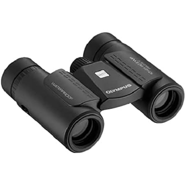 Olympus Lornetka 10x21 RC II WP – Wodoodporna, Kompaktowa, Wytrzymała – Soczewki 21mm, Lekka Konstrukcja do Sportu i Obserwacji Przyrody, Outdoor, Wydarzenia, Czarna