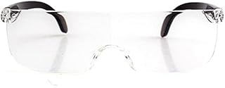 Unisex Bigger Magnifying Glasses Makes Everything Bigger and Clearer 160% 250 degrees Eyewear Glasses