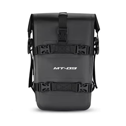 Portaoggetti Sella Borsa Borse Laterali Per Paratelaio Moto Per YAMAHA MT09 MT07 MT-09 MT-07 MT 09 07 Borsa Portaoggetti Impermeabile Borsa Porta Attrezzi Per Moto(Nero 1)