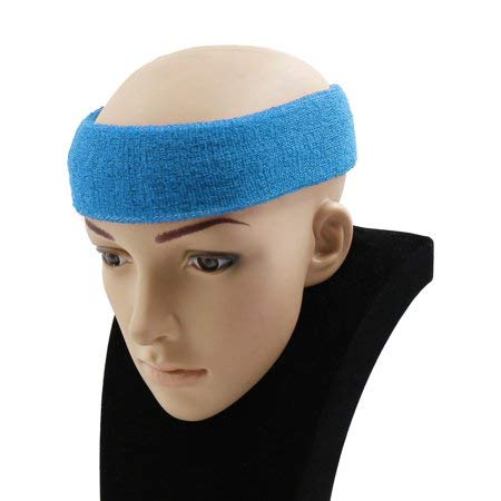 Style Along Blue Outdoor Fitness Sports Unisex Sweatband Headband Yoga Gym Head Band-picture-42