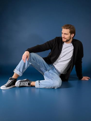 Image of Long High Top Canvas Men Sneakers