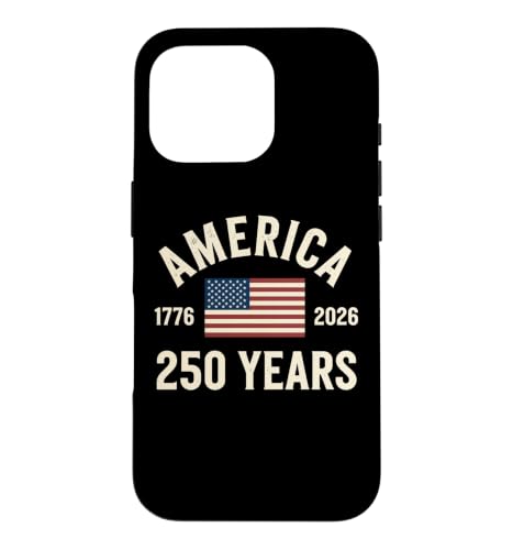America 250 Years 2026 1776 USA United States Flag July 4th �X�}�z�P�[�X iPhone 16 Pro �p
