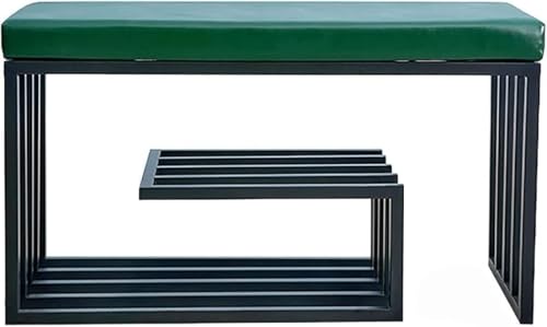 Banc de rangement à chaussures stable avec repose-pieds antidérapant - 2