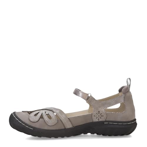 Jambu Women's Magnolia Encore Mary Jane Flat, Gunmetal, 6.54