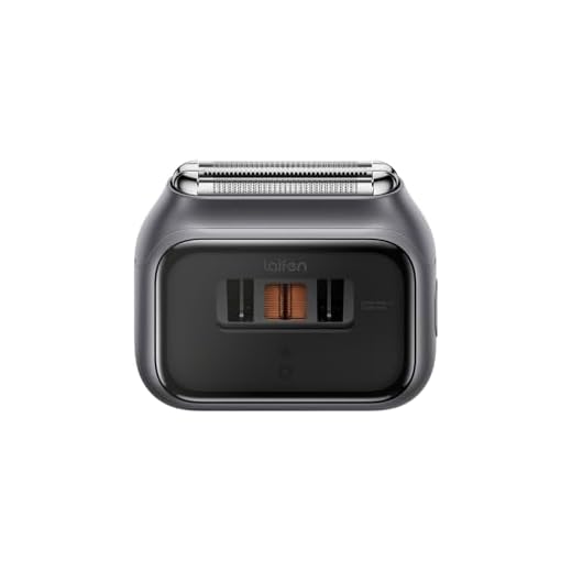 Laifen P3 Pro Rasoir Électrique Moteur Linéaire Breveté 12 000 CPM, Fenêtre sur Moteur, Autonomie de 100 Minutes, Charge 3 Min pour 7 Min, Usage à Sec et sous l'Eau, Idéal pour Voyages (Gris Sidéral)