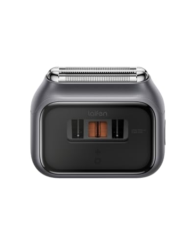 Image of Laifen P3 Pro 3-Blade Electric Shaver, Dual Linear High-Speed Motors 12,000 Cuts /Min, 100-Min Runtime, IPX7 Waterproof, Rechargeable Electric Razor for Men, Travel-Friendly (Space Gray Aluminum Alloy)