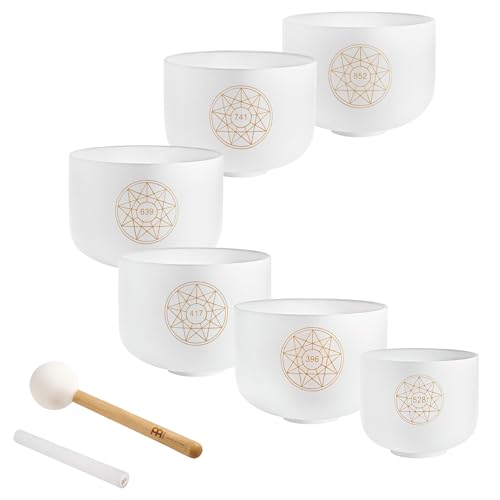 Meinl Sonic Energy Crystal Singing Bowl 6-pc Set with Mallets