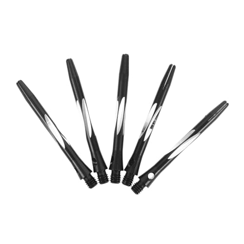 Hemoton 5pcs Professional Aluminum Alloy Dart Shafts Durable Replacement Stems for Easy Installation in Home and Outdoor Games Compatible with All Dart Types