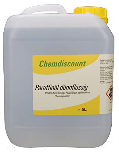 5Liter Paraffinöl dünnflüssig entspricht Ph.Eur medizinisch Paraffinum Perliquidum Pharmaqualität