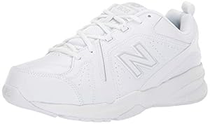 New Balance Men's 608 V5 Casual Comfort Cross Trainer, White/White, 7 UK