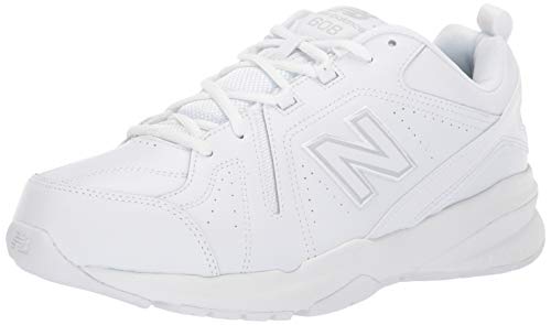 New Balance Men's 608 V5 Casual Comfort Cross Trainer, White/White, 7 Wide by New Balance - Used condition - US$28.27