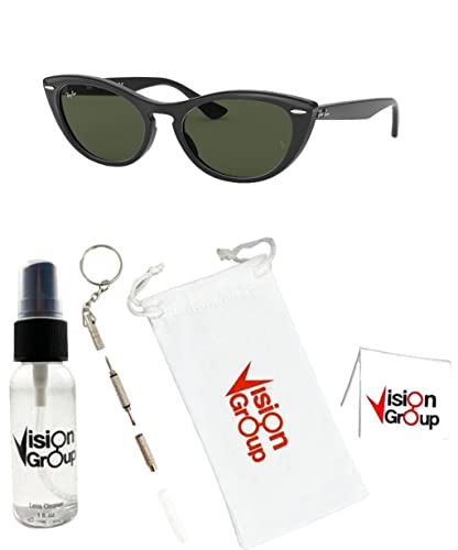 Ray-Ban RB4314N Nina Sunglasses + Vision Group Accessories Bundle2