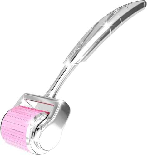 AME Pure CIT Face Roller - Microneedling Roller for Collagen Boost - Premium Quality Micro Needling Roller - Derma Roller 0.5mm - Derma Roller for Face That is Laser Treatment Alternative