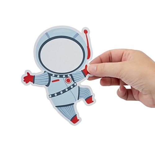 Image of Fun Express Space Astronaut Classroom Decor Bulletin Board Cutouts 48 Pc - Classroom Decorations Elementary Preschool | Science STEM Theme Wall Decor for Teachers Daycare Back to School Door Display