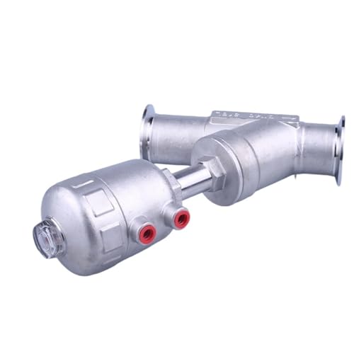 Vanne d'angle pneumatique 304 étanche à 16 bars avec joint PTFE - 5