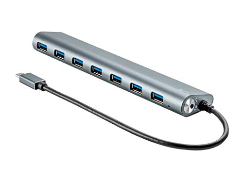 Hub USB-C de rechange Monoprice 7 ports aluminium pour étendre les connexions MacBook