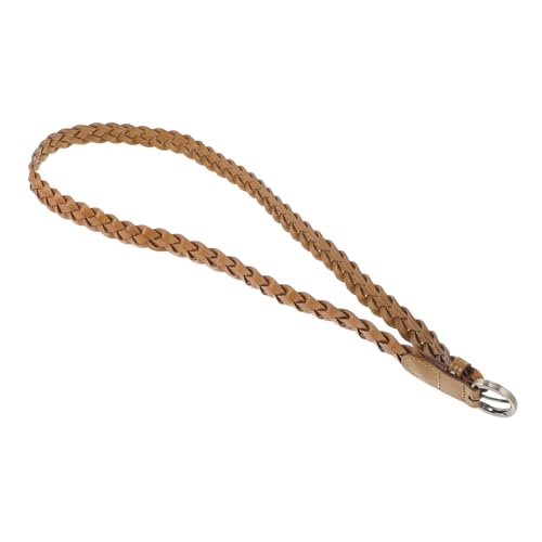 PRETYZOOM 1pc Women Woven Waist Belt Needle Buckle Casual Brown Skirt Belt for Dress Look Imitation Versatile for Daily Wear