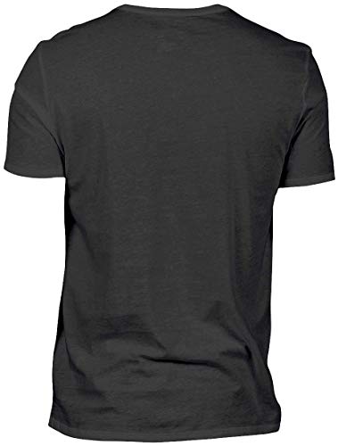 HOLZBRDER Holz T-Shirt - Du denkst ich Bin verrückt dann solltest du Mich mal mit meiner Kettensäge sehen - Wald - Fichten, Schwarz, M - 3