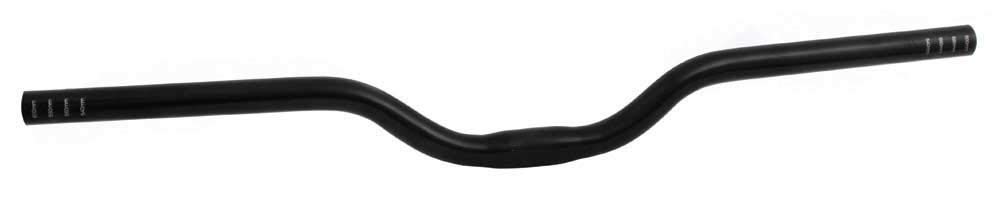 Raleigh - RNH363 - Alloy Mountain Bike 620mm Wide Riser Handlebar with a 30mm Clamp Diamater in a Black