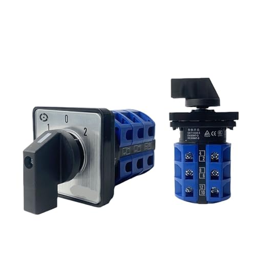 Commutateur universel 3 niveaux LW26-25/3 25A avec sélecteur de vitesse rotatif