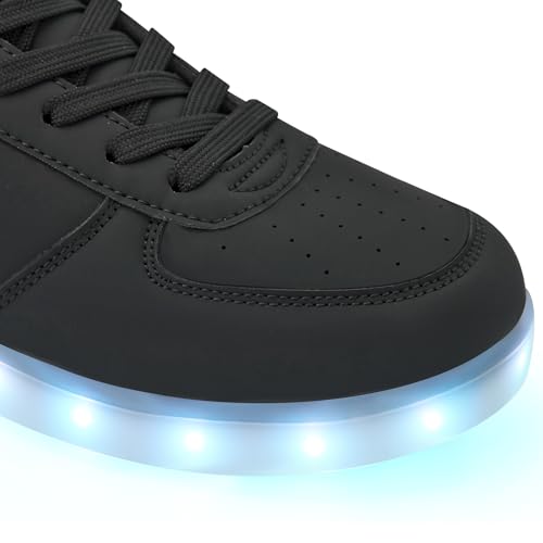 Image of Unisex LED Shoes - Fashion Light Up Sneakers, Breathable USB Charging Glowing Luminous LED Shoes for Men Women