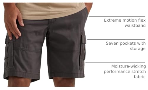 Lee Men's Extreme Motion Carolina Cargo Short, Mortar Gray, 32 - image 4