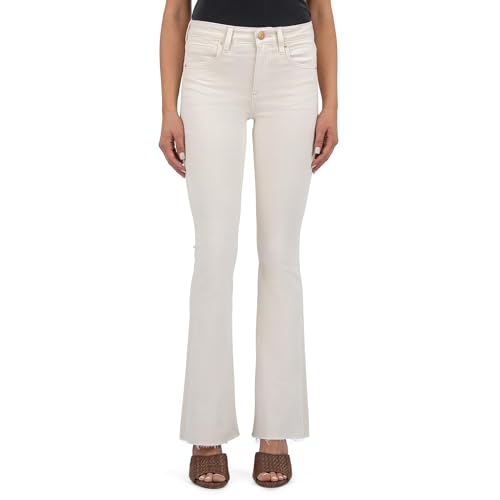 KUT from the Kloth Women's Stella High Rise Flare with Raw Hem