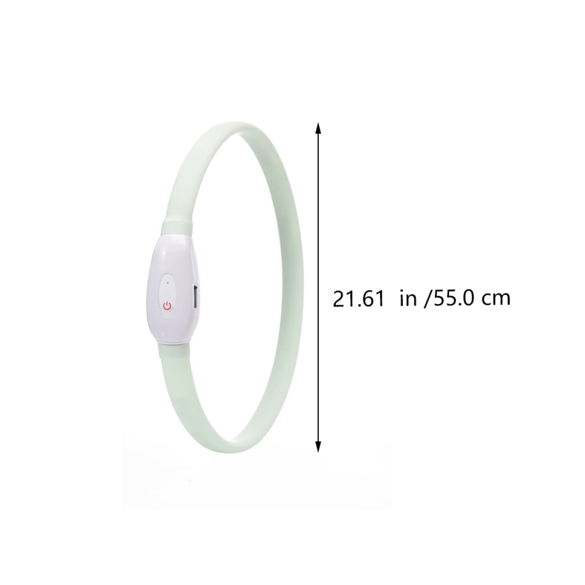 Mipcase 2ensembles Collier Lumineux pour Animaux De Compagnie USB Rechargeable Collier Clignotant LED pour Chien Sécurité Nocturne Et Confort Optimal