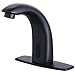 Lano Commercial Matte Black Finish Automatic Touchless Sensor Faucet (Hot and Cold Water Mixture)