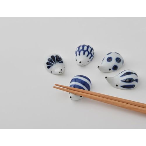 [波佐見焼]コロンとかわいいハリネズミ 箸置き セット 食器 皿 [福田陶器店] [PA158]