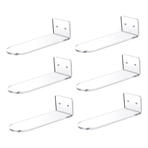 Cabilock Elegant Wall-Mounted Sneaker Rack Acrylic Material Easy to Use Fashionable Decor for Room