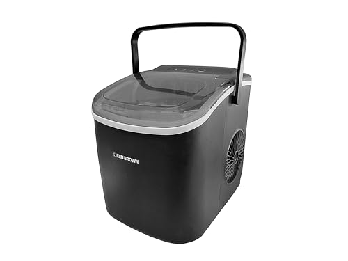 Kenbrown Máquina para hielo portátil de 9 cubos negra miniatura 1