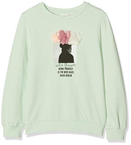 Name It Nkfbellua LS Sweat Unb Felpa Bambine e