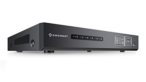 Amcrest NV1104 1080p NVR Network Video Recorder - Supports up to 2 x 1080p (2.1MP), & 4 x 720p WiFi IP Cameras @ 30fps Realtime, Supports up to 4TB HDD (Not Included) and More (No Built-In WiFi)