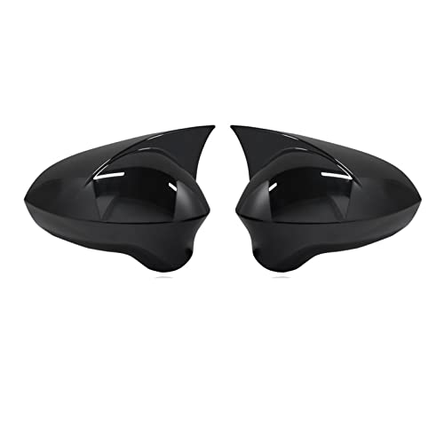 Capuchons de rétroviseur Seat Ibiza 6J et Leon, protection latérale externe noire anti-rayures