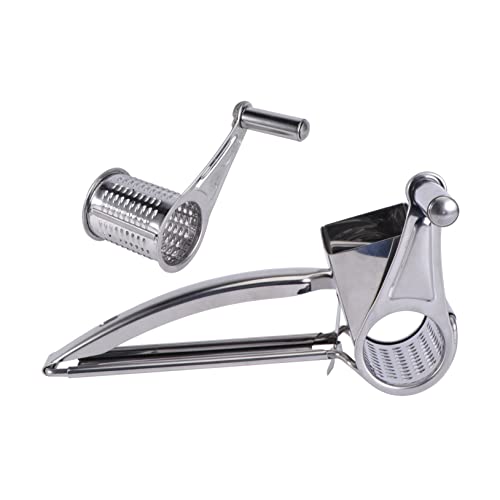 Rallador de Queso de Acero Inoxidable LIFKOME Giratorio miniatura 1