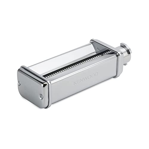 Kenwood Cortador de Pasta Accesorios para Pasta Casera, Accesorio Compatible con el Robot de Cocina Kenwwod Chef y kMix, Resistente en Acero Inoxidable, KAX981ME, Plateado