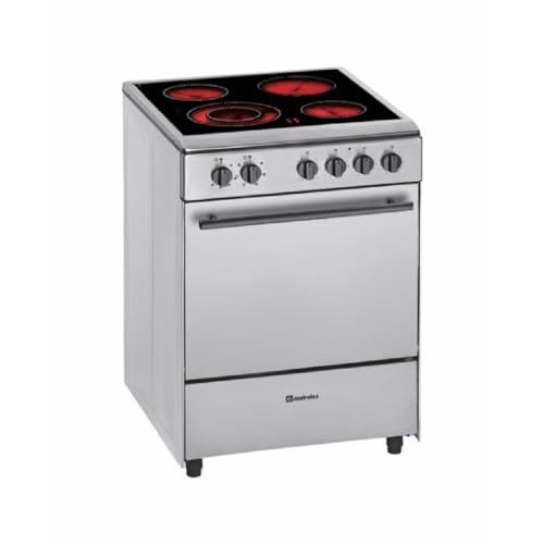 Meireles Cocina Eléctrica E605X 55L 4 Zonas Acero Inoxidable