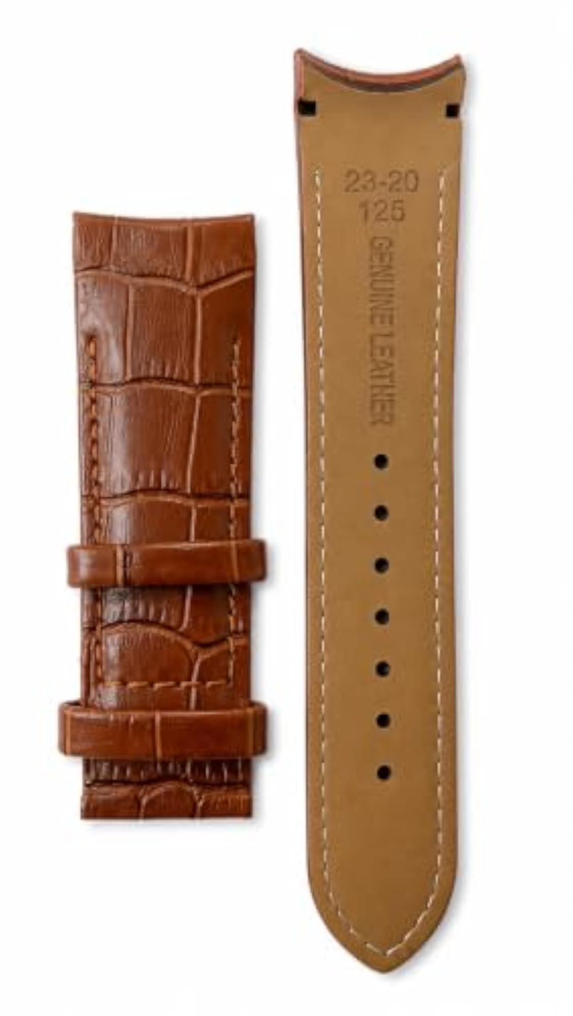 Tisor Leather Adjustable Watch Strap for Comfortable Fit