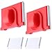 2 Pack Paint Edger Tool for Cutting in Tools for Painting, Professional Paint Edge Trimmer with Replacement Paint Edger Pads, Multifunctional Latex Painting Flat Edger Paints Pads for Ceilings Walls